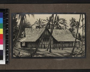 View of mission house, Mailu, Papua New Guinea, ca. 1905