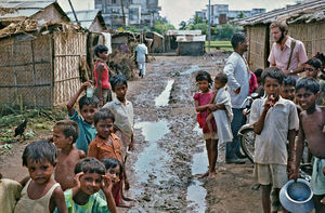 Bangladesh, muligvis nødhjælpsarbejde i Saidpur? (Foto er uden tekst!)