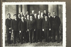 Promotion Ostern 1933. Köster, Häberle, Grandel, Wiesmann, Fricke, Schmidt, Weber, Gengenbach