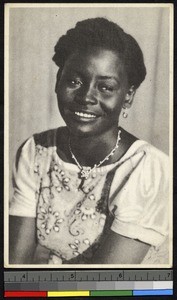 Smiling woman, Congo, ca.1920-1940