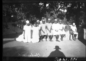 African girls from the boarding school, Maputo, Mozambique