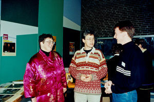 General assembly at Nyborg Strand on January 1998. Anne Grethe Frøslev, Jutta Weinkouff and Lar