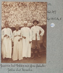 Jeremia and Tabita with their children Josua and Bernaba(?), ca.1900-1912