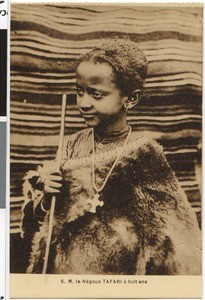 Portrait of the child Tafari Makonnen, ca.1901-1902