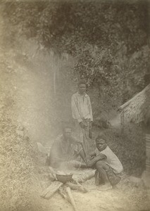 Cooking in Gabon