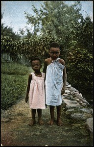 Brother and sister, Kilimanjaro, Tanzania, ca.1900-1914