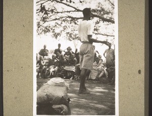 African christian preaching to non-christians, Togo, 1928