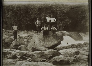 Rapids in the hinterland of Cameroon