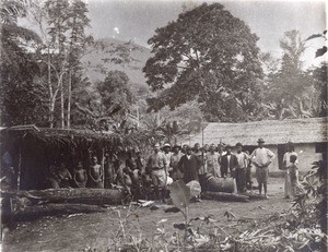 Missionary on tour, in Cameroon