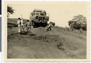 Lombardo's truck, Ethiopia, 1952