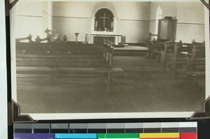 Interior view of church, Ungoye, South Africa, (s.d.)