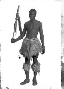 African dancer, Pretoria, South Africa, ca. 1896-1911