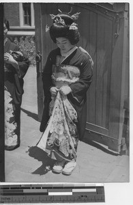 A bride at Dalian, China, 1936