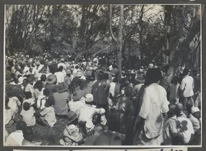 People at the jubilee celebration, Mamba, Tanzania, 1936