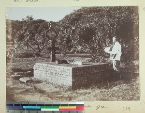 Benjamin Escande and Paul Minault's graves, Ramainandro Mission Station, Madagascar,1901