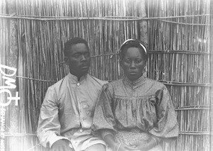 African couple, Makulane, Mozambique, ca. 1896-1911