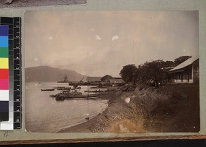 View of shore line, Nosy Bé, Madagascar, ca. 1910