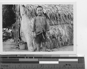 A young boy at Stanley, Hong Kong, China, 1939