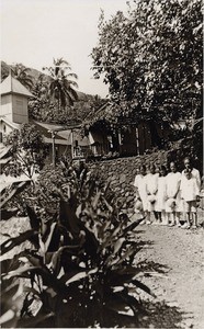 Children in a mission station, in Madagascar