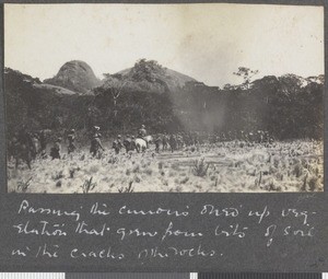 Column on the march, Cabo Delgado, Mozambique, April-July 1918