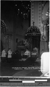 Cathedral interior, Philippines, 1929