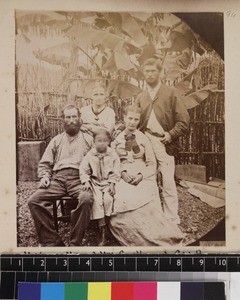 Portrait of missionary workers and their wives, Papua New Guinea, ca. 1885