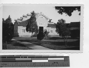 The chapel at Jiangmen, China, 1935