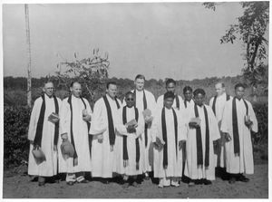 West Bengal, Nordindien. Boro/Bodo-præster og sekretærer