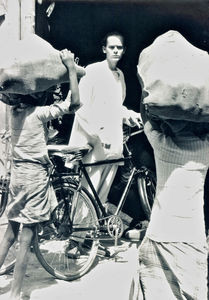 A young Westerner in Thamel, Kathmandu 1988