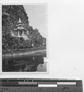 Famous pagan shrine at Shin Hing, China, 1938