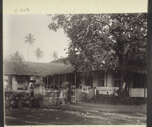 The weaving shop before it was demolished