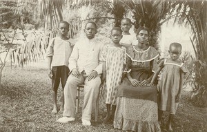 Christian family, in Gabon