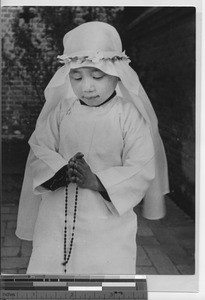 First Communion Day at Fushun, China, 1940