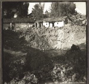 Bomb damage in Laolung in December 1938