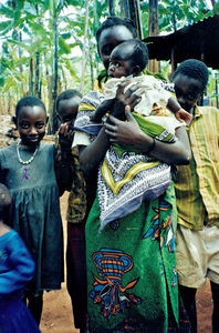 A house call under the Family Planning Program at Rwantege Dispensary, the North Western Dioces