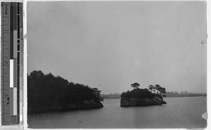 Rock islands, Hakodate, Japan, ca. 1910-1930