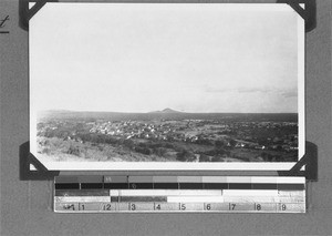 Mamre with Pella Mountain in the background, South Africa, 1930