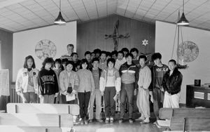 Kikigawa church, Japan: Children and young people from Shin Rei San