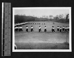 Field Day competitors, Ginling College, Nanjing, Jiangsu, China, 1932