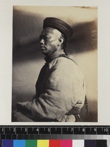 Portrait of Chinese servant, Beijing, China, ca. 1861-1864