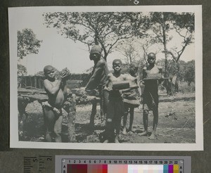 Brick-making: M'Lange and district, Malawi, ca.1926