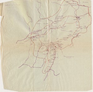 Map of Somo missionary district, in central Cameroon