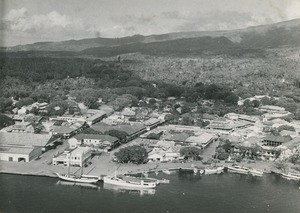 Aerial view of Papeete