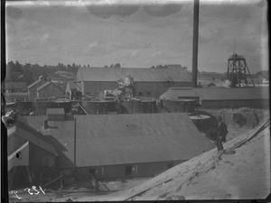 Gold mine, Johannesburg, South Africa, 1909