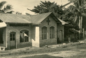 Old health centre of Ngomo, in Gabon