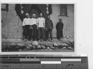 Yao men at the church at Wuzhou, China