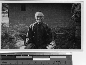 Christian man at Jiangmen, China, 1936