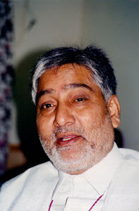 Pakistan 1995. Bishop Rt. Rev. Manu Rumalshah, Peshawar Diocese. Served as bishop until 2009