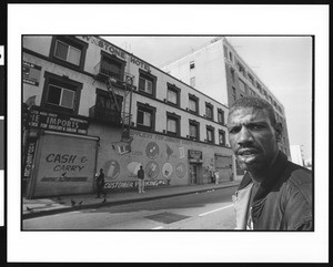 Man on the street, Union Rescue Mission of Los Angeles, 1996