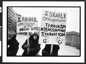 Muslim prayers and rally at Freedom Plaza, Washington, D.C., 2002